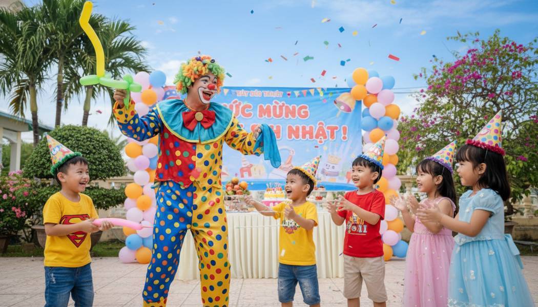 Thuê Chú Hề Tổ Chức Sinh Nhật Tại Bình Dương. Ảnh 1